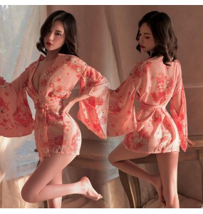FEE ET MOI - Japanese Sakura Print Kimono (Pink)
